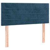 thumbnail of vidaXL LED Kopfteil Dunkelblau 90x5x78/88 cm Samt