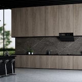 thumbnail of Wiggo WE-B943G(C) - Schuine Afzuigkap - 90cm - Creme Triple Glas