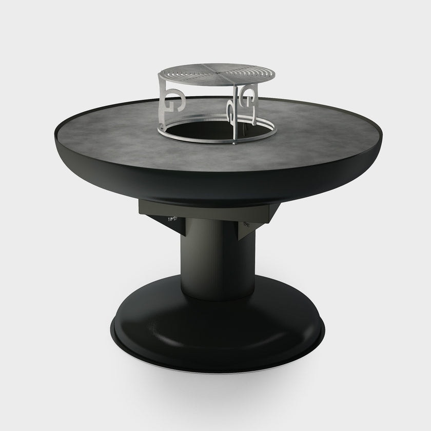 Brasero barbecue plancha Grandgousier 1000 rond sur pieds