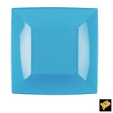 thumbnail of MONOUSO - Wiederverwendbare Robuste Teller Flach Türkis "Nice" PP 23cm (25 Stück)