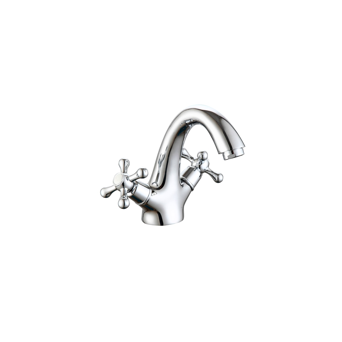 Grifo de lavabo monoblock Serie Clasica Cromo