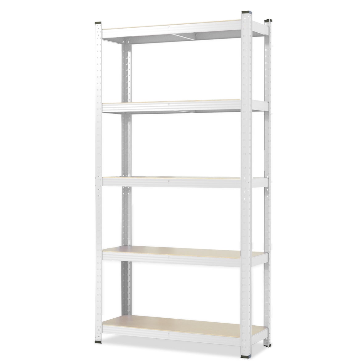 Schwerlastregal - Weiß - für Keller & Werkstatt - Gesamtlast: 875 kg-180 x 90 x 60 cm