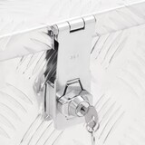 thumbnail of DELUKE® Aluminiumbox mit Deckel - Abschließbar Alubox Deichselbox Alu Anhängerbox Werkzeugkiste Metall Transportbox Metallkiste, 50x15x20,5cm Silber