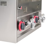 thumbnail of Romux® Friteuse À Gaz Naturel Professionnelle 17+17 Litres Double de Table | Friteuse en Acier Inoxydable avec Robinet de Vidange 12000 W