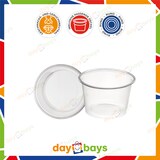 thumbnail of DayBays 6000 Stk. Dressingboxx (Saucecup) 80cc. 75x35 mm Kombi-Verpackung Transparent inklusive passende Deckel