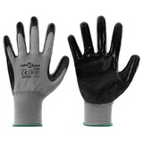 thumbnail of vidaXL Werkhandschoenen 24 pcs Grijs en zwart 11 / XXL Polyester