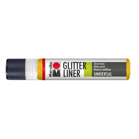 Glitter Liner, 25ml, gelb