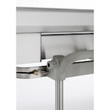 thumbnail of Tournus afvalsorteertafel met opstand met 2 schachten inclusief mobiele prullenbak