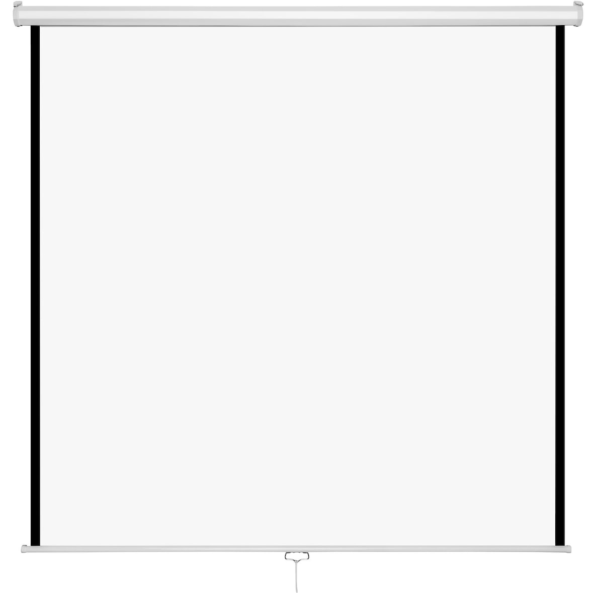 tectake Pantalla de proyección para proyector HDTV - 178 x 178 cm blanco