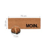 thumbnail of Relaxdays Fußmatte Kokos Moin, 25x75 cm, Schmutzfangmatte, wetterfest & rutschfest, Fußabtreter innen & außen, natur