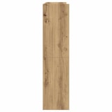 thumbnail of vidaXL Schoenenrek 80x25x100 cm bewerkt hout artisanaal eikenkleur