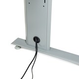 thumbnail of Rocada mesa de oficina serie metal 140x80 blanco / blanco