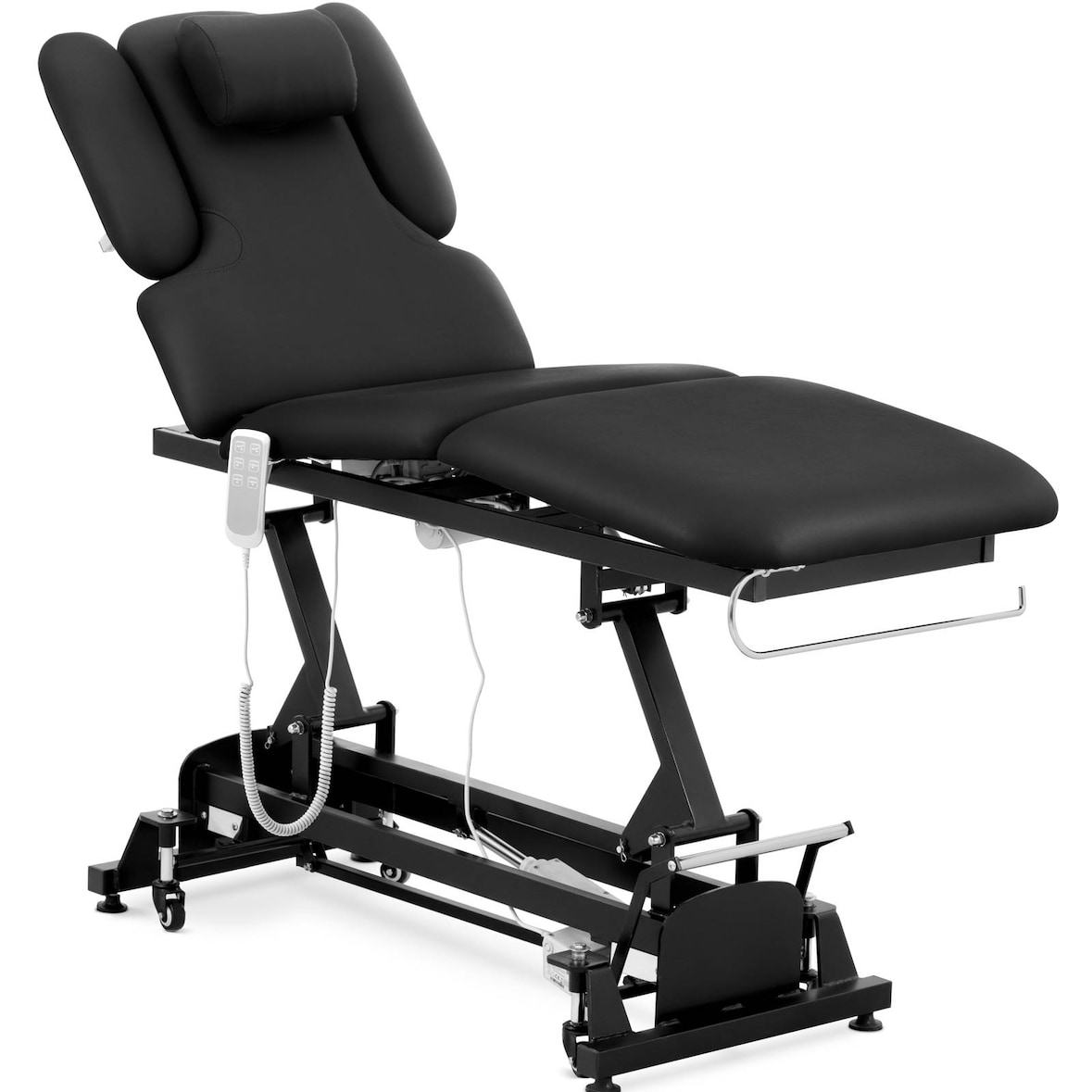 physa - Massagetafel - 3 motoren - 200 kg - zwart