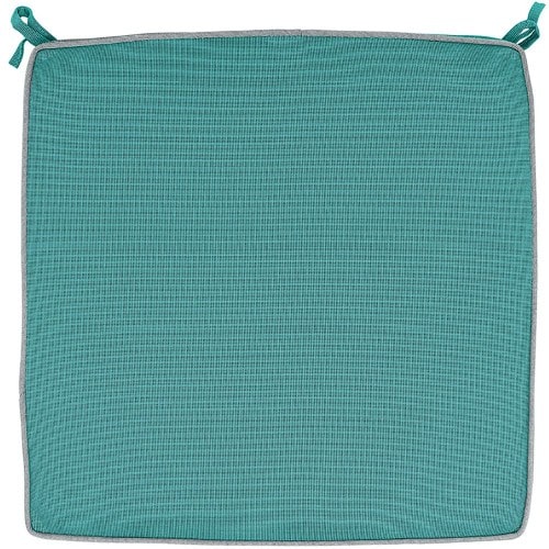 Outdoor Sitzkissen B 40 x L 40 x H 4 cm : petrol 100% Polyester (Outdoor)
