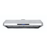 thumbnail of Combisteel Gastro Wandhaube 120 cm – 1530 m³/h, mit Motor, LED-Beleuchtung