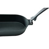thumbnail of SANTOS BBQ Gusseiserne Pfanne, oval mit abnehmbarem Griff, 36 x 19 cm