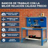 thumbnail of SimonRack Établi d’atelier, 1210x610 mm, panneau perforé, Charge 600 kg, Galvanisé - BT-3