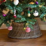 thumbnail of Saia de Vime para Árvore de Natal - 60 x 26 cm - Cesta de Árvore de Natal - Árvore de Natal - Suporte de Árvore de Natal - Castanho