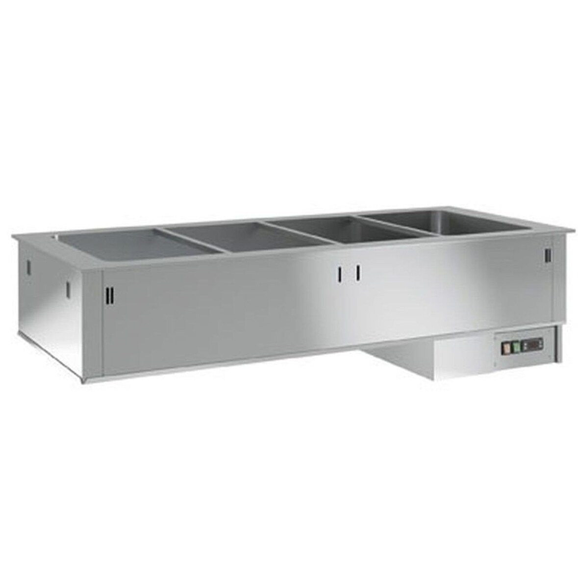 KBS Bain Marie Einbauwanne Gn 2/1 Steckerfertig  800 x700 x380 mm 230 Volt