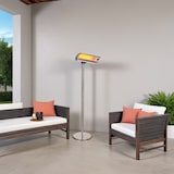 thumbnail of MPC ESTEPONA 2000W PALO Riscaldatore Riflettente con telecomando Su Piantana Grigio con Curva Riflettente Orientabile e Telecomando, IP65