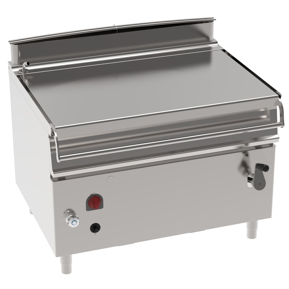 EURAST - Sauteuse basculante à gaz 120 litres avec volant - 1200x900x900 mm - 30 Kw + 100 W 230/1V - 48871313