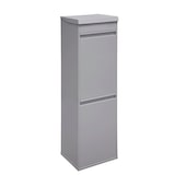 thumbnail of ARREGUI Top CR222-B Recycling Abfalleimer / Mülleimer aus Stahl mit Aufbewahrungsbox mit Deckel, 2 Fach Mülltrennsystem, 2 x 17L (34L), hellgrau