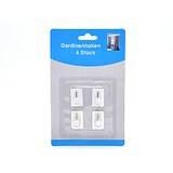 thumbnail of Gardinenhaken 4 Stück weiß – Praktische Befestigung für Ihre Vorhänge und Schals