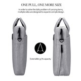 thumbnail of Sacoche Ordinateur Portable Imperméable Extensible Pour PC 13 Pouces Avec Sangle Noir YONIS