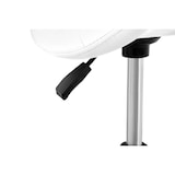 thumbnail of physa Sgabello per estetiste e parrucchieri - Con rotelle e sella di cavallo - 570 - 690 mm - 150 kg - Bianco