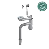 thumbnail of PREVEX Flexloc Siphon, platzsparend, universal, für die Küchenspüle | aus recyceltem Kunststoff und Edelstahl hergestellt