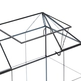 thumbnail of Relaxdays Pflanzenterrarium, Glas & Kupfer, 27x30x15 cm, Deko Glashaus Kakteen & Moos, Glaskasten Fensterbank, schwarz