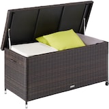 thumbnail of tectake Baúl de almacenamiento Kiruna con trenzado de ratán sintético, 120x55x61,5 cm, 270l  Marrón