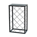 thumbnail of DanDiBo Weinregal Metall Schwarz Stehend 96434 Flaschenregal 68 cm Weinhalter Flaschenhalter Modern für 20 Flaschen