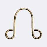 thumbnail of Lot de 20 suspendeurs lyre pour rideaux en Acier Laitoné - Boulet