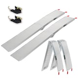 thumbnail of TRUTZHOLM 2 x Alu Auffahrrampen 205 cm 680 kg Tragkraft klappbar rutschhemmend gerillt Verladerampen