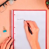 thumbnail of Antartik - Libreta Cuadriculada A4 con Espiral y Tapa Dura. 1 Banda de Color. Mostaza