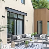 thumbnail of Toldo semi-integral de aluminio gris 3x2,5m