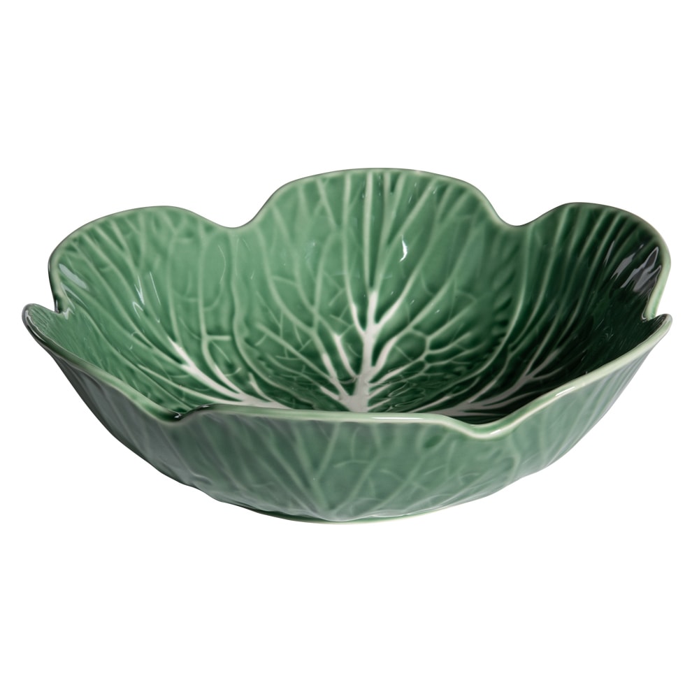 Saladier Choux 30 cm -  Vert Rond Céramique Table Passion 30.00x30.00 cm