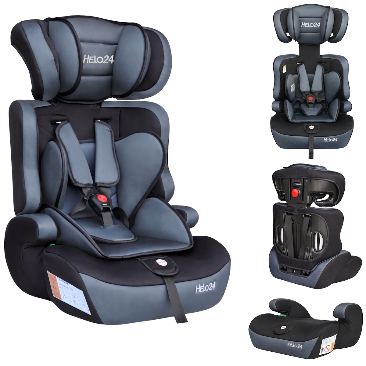 Kindersitz Autokindersitz Autositz 76–150 cm ECE R129 K1 Classic Anthrazit