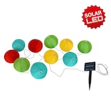 thumbnail of LED Textil-10er-Solar-Lichterkette bunt