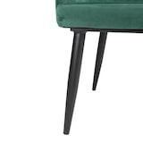 thumbnail of Bolero Lia fluwelen set met 2 stoelen - donkergroen (2 stuks)
