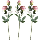 thumbnail of Künstliche Rosen 3er Set Altrosa 55cm – Stilvolle Dekoration für Hochzeiten, Feste & Events