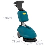 thumbnail of Helloshop26 - Autolaveuse auto laveuse machine entretien sol professionnelle sans fil 35 cm 1 500 m²/h à guidage manuel acier 14_0008248