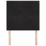 thumbnail of vidaXL LED Kopfteil mit LED-Lichtleisten Schwarz 80 cm Polyester