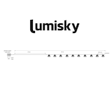 thumbnail of Lumisky MALY 20 LED 13M Solar-Lichterkette Bambus Beige