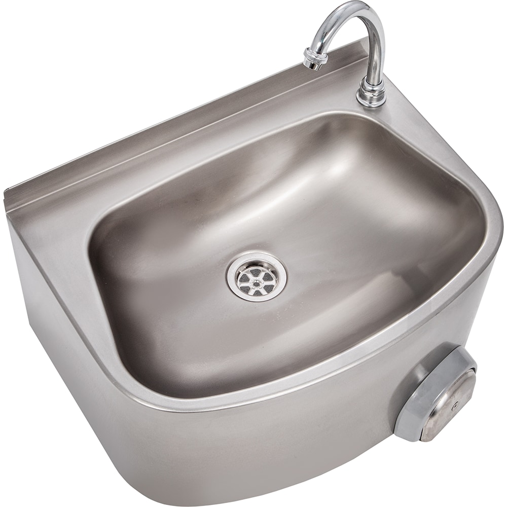 Handwaschbecken halbrunde Form BxTxH 48x35x22cm