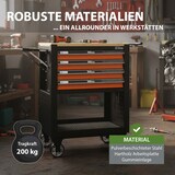 thumbnail of Werkstattwagen Profi Compact bestückt 85 x 68 x 46 cm 4 Schubladen mit148tlg. CV-Werkzeug Ablage