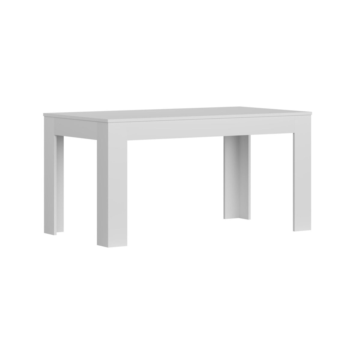 Mesa Extensible de Comedor o Cocina Mira 178cm, Blanco