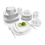 thumbnail of SÄNGER Porzellan Geschirrset Bilgola Black Lines 36 teilig für 6 Personen