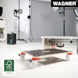 thumbnail of WAGNER Transporthilfe MAXIGRIP PROTECTION - 60 x 40 x 12,5 cm, Kantenschutz, Rollen Ø 75 mm, Tragkraft 200 kg - 20137001
